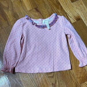 Matilda Jane Pink Long Sleeve Tee with Balloon Sleeves